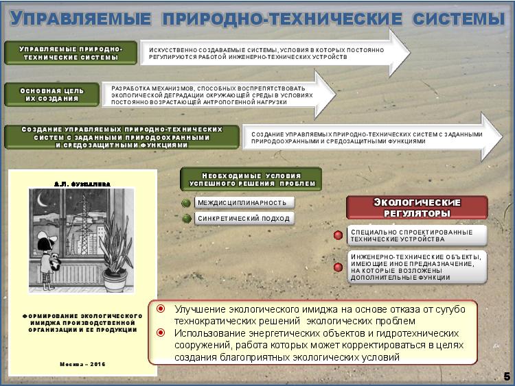 Слайд-5.  Управляемые природно-технические системы